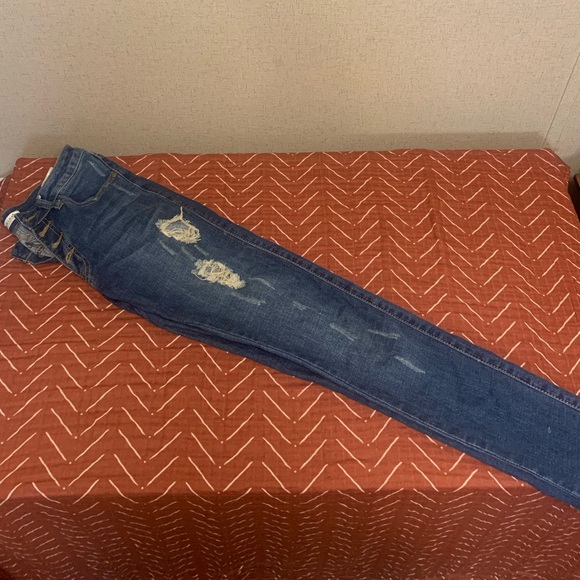 Machine - Skinny Jeans with Embroidered Flowers - Picture 4 of 6